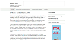 Desktop Screenshot of fightforex.info